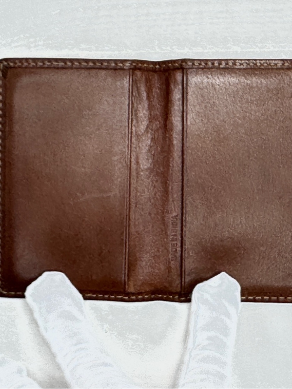 Coach Brown Leather Bi-Fold Wallet Slim Classic Minimalist - Picture 4 of 8